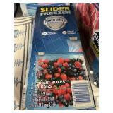 Ziploc slider freezer 56 gal