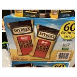 Snyders mini pretzels 60-1.5 oz bags