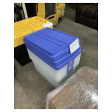 6ct Hefty storage totes & lids 25inx17in