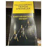 Telescoping tripod sprinkler