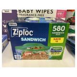 Ziploc sandwich 580 bags
