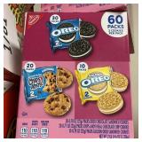 Nabisco 60 packs 2 cookies per pack