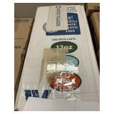 White plastic lids fits 12,16,20 oz 1000ct