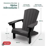 Keter Everest adirondack chair - black