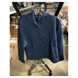 Lands End quilted pullover M