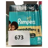 Pampers 86 diapers size 8