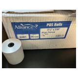 Alliance POS rolls thermal paper 50 rolls i