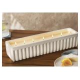 White citronella candle