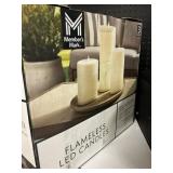 3pack Flameless LED candles