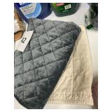 2- Velvet quilted pillow cases