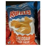 Ruffles chedder 2-15 oz -crushed