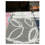 Microfiber bath rug & runner