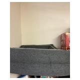 Large gray pet bed