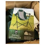 Swing lounger-green