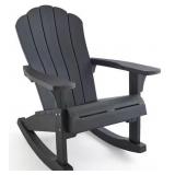Keter rocking adirondack graphite