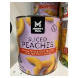 Sliced peaches 104 oz