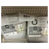 Blackout window panel pair 50inx84in 2 ct