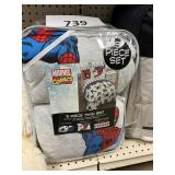 Marvel comics 5pc set twin bed
