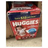 Huggies N 174 diapers + size 1 32 ct