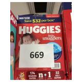 Huggies N 174 ct size 1 -32 ct