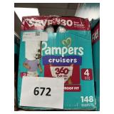 Pampers 148 diapers size 4