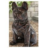French bulldog statue
