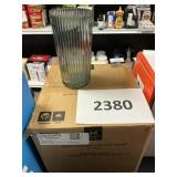 Glass tumbler w/ lids- green 4-pack