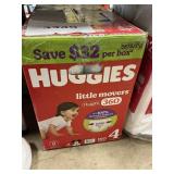 Huggies 160 diapers size 4