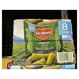 Del Monte cut green beans 8 cans
