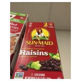 Sun Maid raisins 2 bags