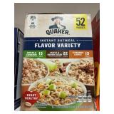 Quaker instant oatmeal 52 packets