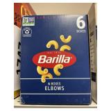 Barilla 6 boxes elbows