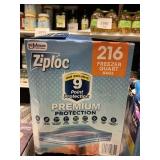 Ziploc 216 freezer quart bags