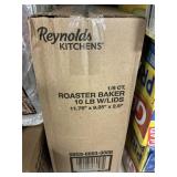 Reynolds 1/8ct Roaster baker 10lb w/lids