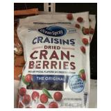 Dried cranberries 48 oz