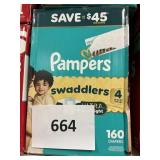 Pampers 160 diapers size 4