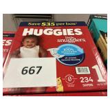 Huggies 234 diapers size 1