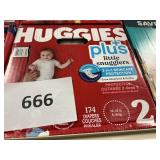 Huggies 174 diapers size 2