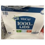 WinCup 1000ct lids fits 12,16,20oz