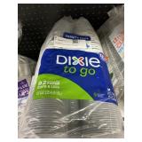 Dixie 12 oz 92 paper cups & lids