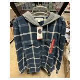 eropostale flannel hoodie XL