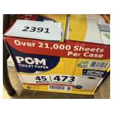 Pom toliet paper 45 rolls