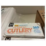 Clear cutlery 360pcs