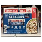 Bumble bee albacore tuna in water 8-4 oz cans