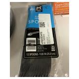 Plastic serving spoons 12 ct