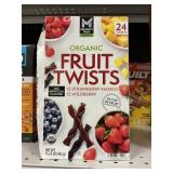Organix fruit twists 24 ct