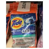 Tide power pods 4 bags Oxi