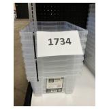 Plastic bins 8 ct