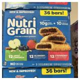 Kelloggs nutri grain 36 bars