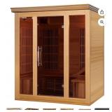 Heat Wave hybrid cedar elite 3-4 person prem sauna